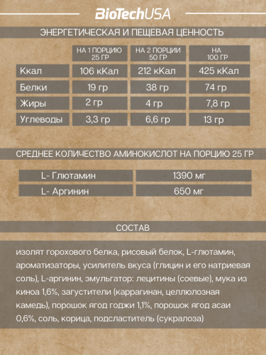 BioTechUSA Vegan Protein 500 г.