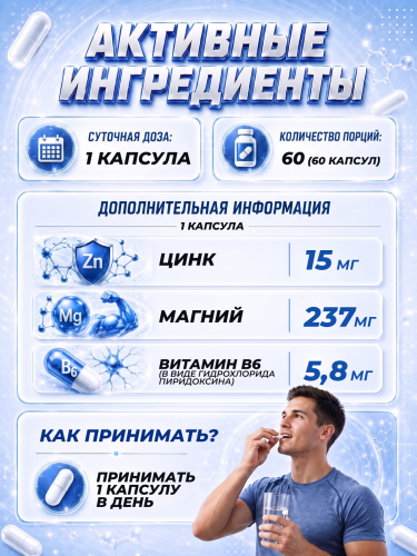 Scitec Nutrition ZMB6 60 капс.