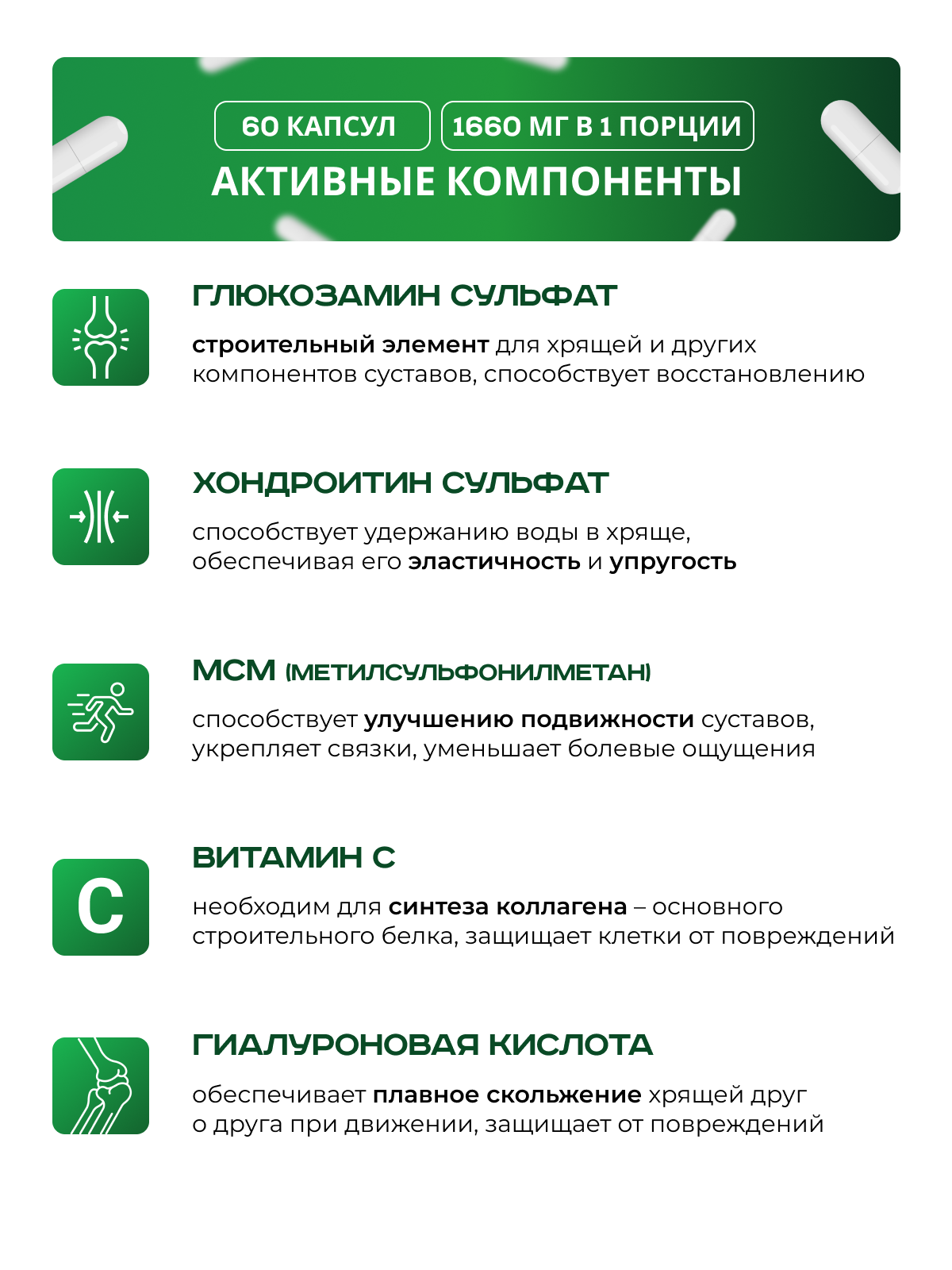 NUTRITABS Joint support 60 капс.