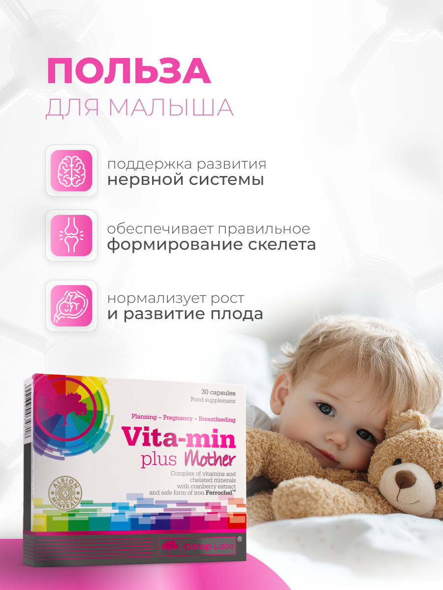 Olimp Labs Vita-Min Plus Mother 30 капс.