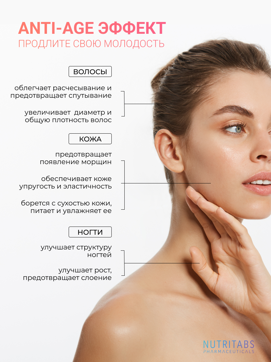 NUTRITABS Hyaluronic Acid 60 капс.