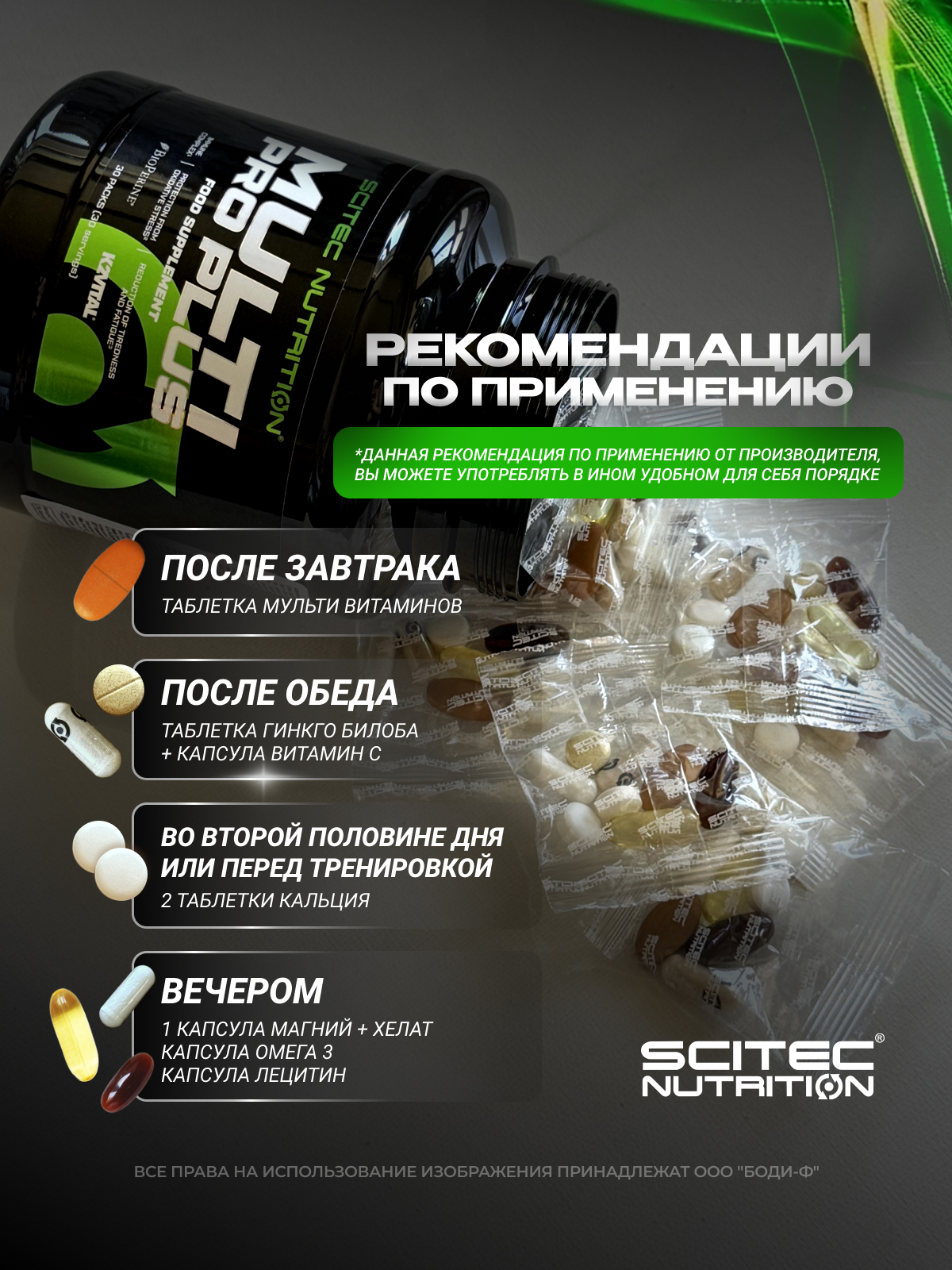 Scitec Nutrition Multi Pro 30 пак.