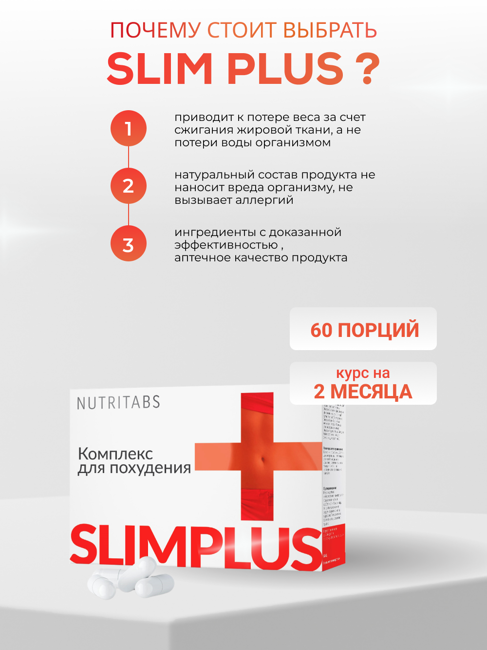 NUTRITABS Slim+ 60 капс.