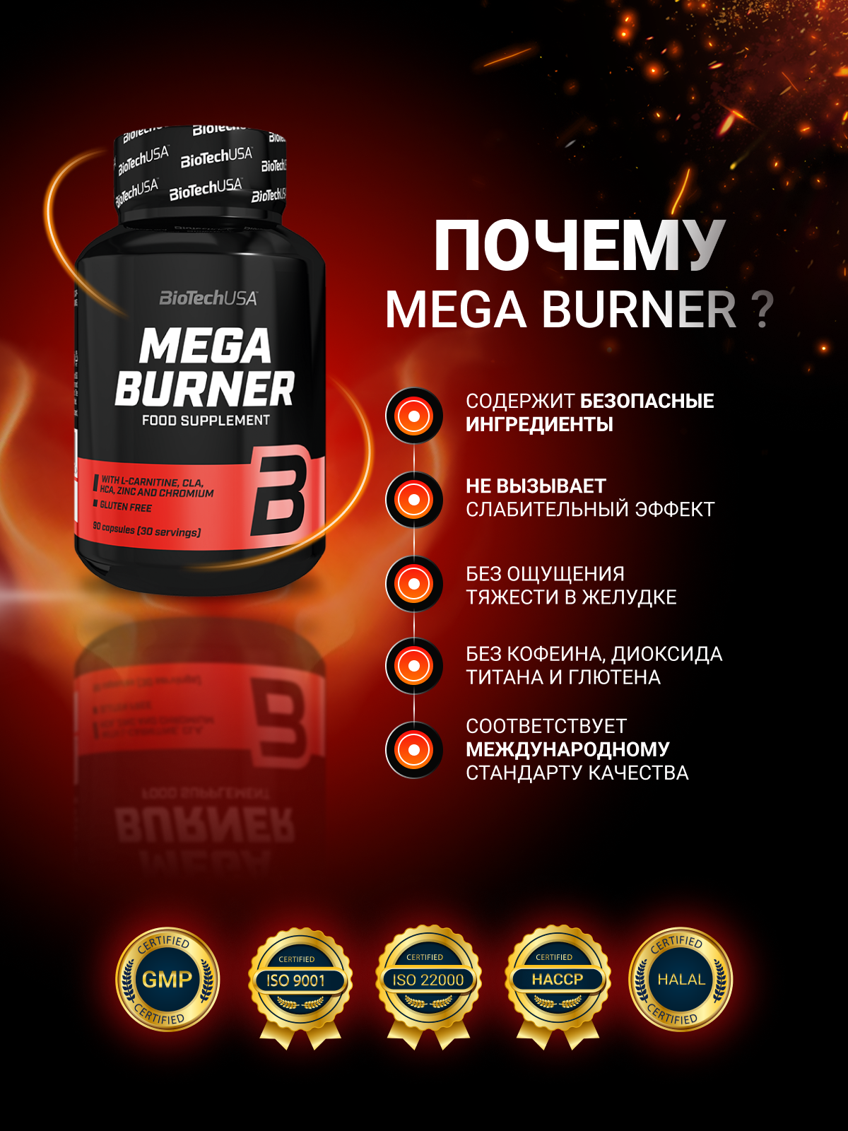 BioTechUSA Mega Burner 90 к.