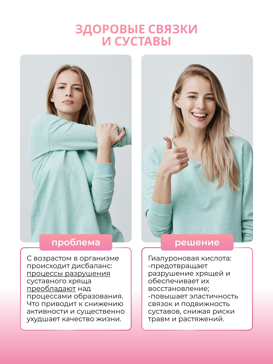 NUTRITABS Hyaluronic Acid 60 капс.