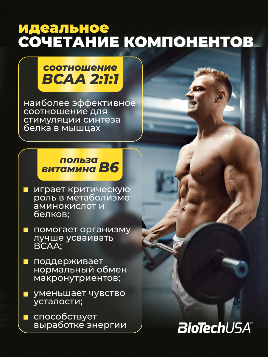 BioTechUSA BCAA+В6 340 т.