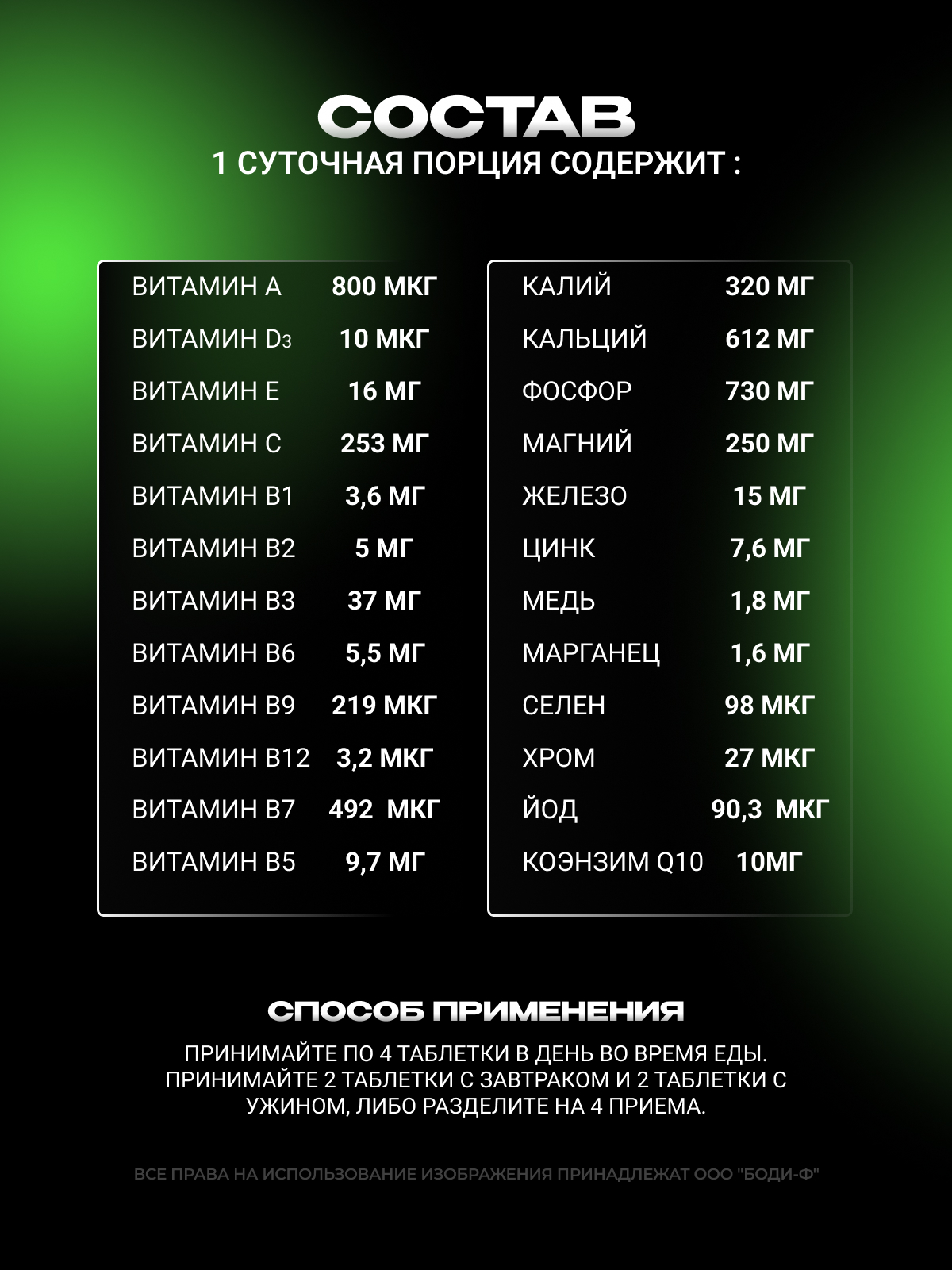 Scitec Nutrition Euro Vitamins 120 таб.