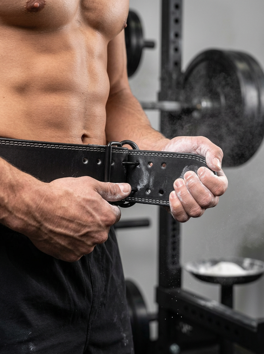 BioTechUSA пояс POWERLIFTING leather belt black