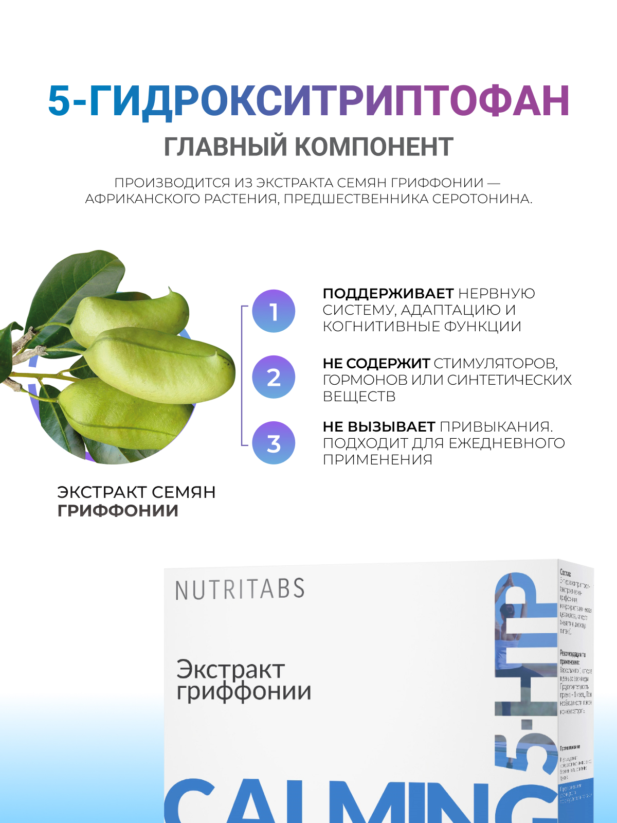 NUTRITABS 5-HTP 60 капс.
