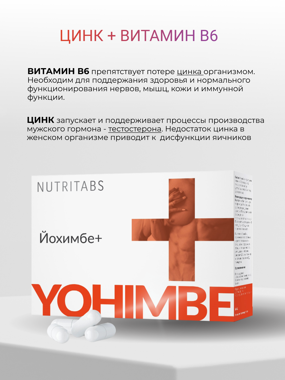 NUTRITABS Yohimbe+ 60 капс.