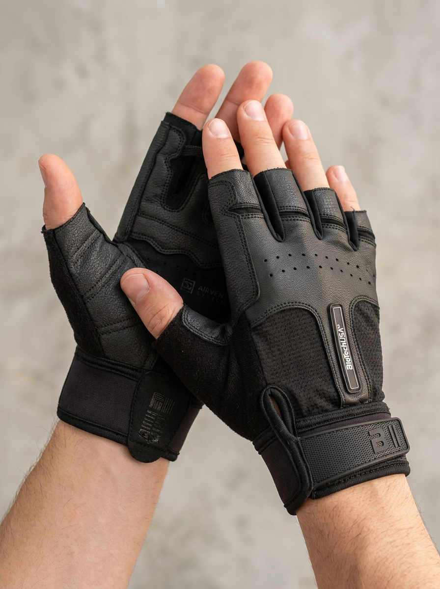BioTechUSA Toronto gloves black (Тренировочные перчатки)