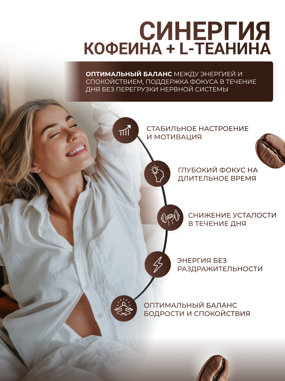 NUTRITABS Caffeinе+Teaninе 60 капс.