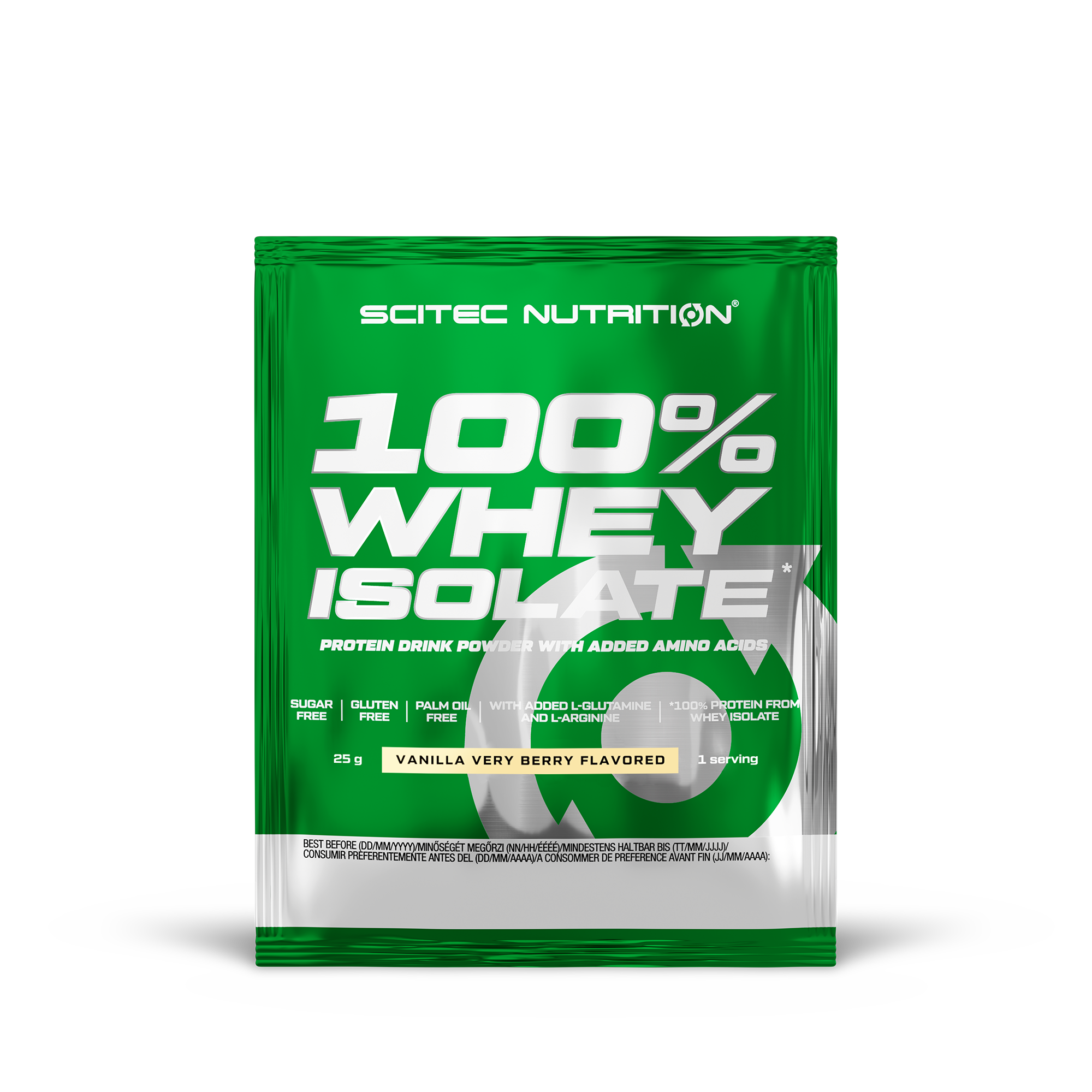 Scitec Nutrition 100% Whey Isolate 25 г (Ваниль-ягоды)