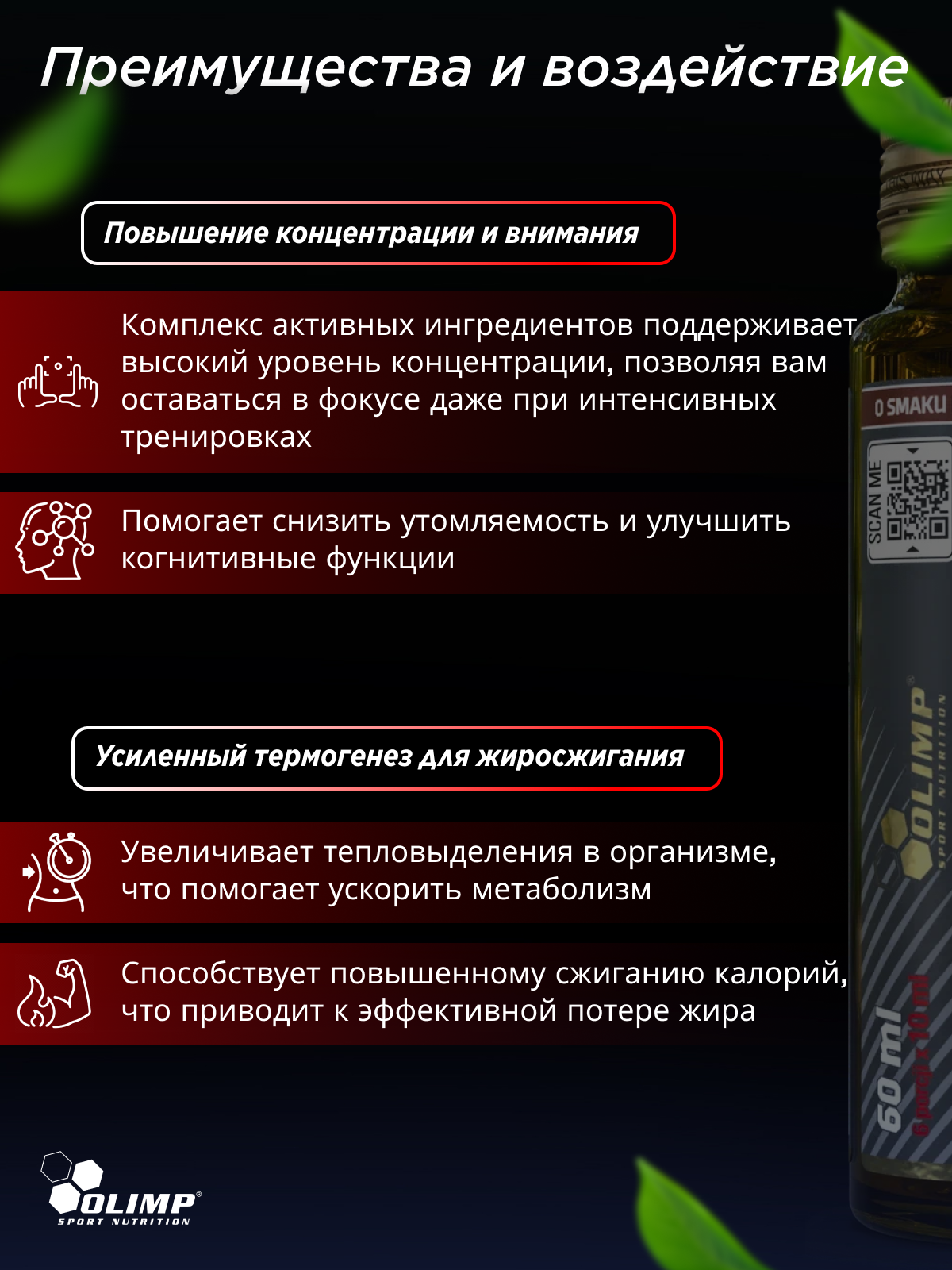 Olimp Sport Nutrition R-weiler shot 60 мл.*9 ампул