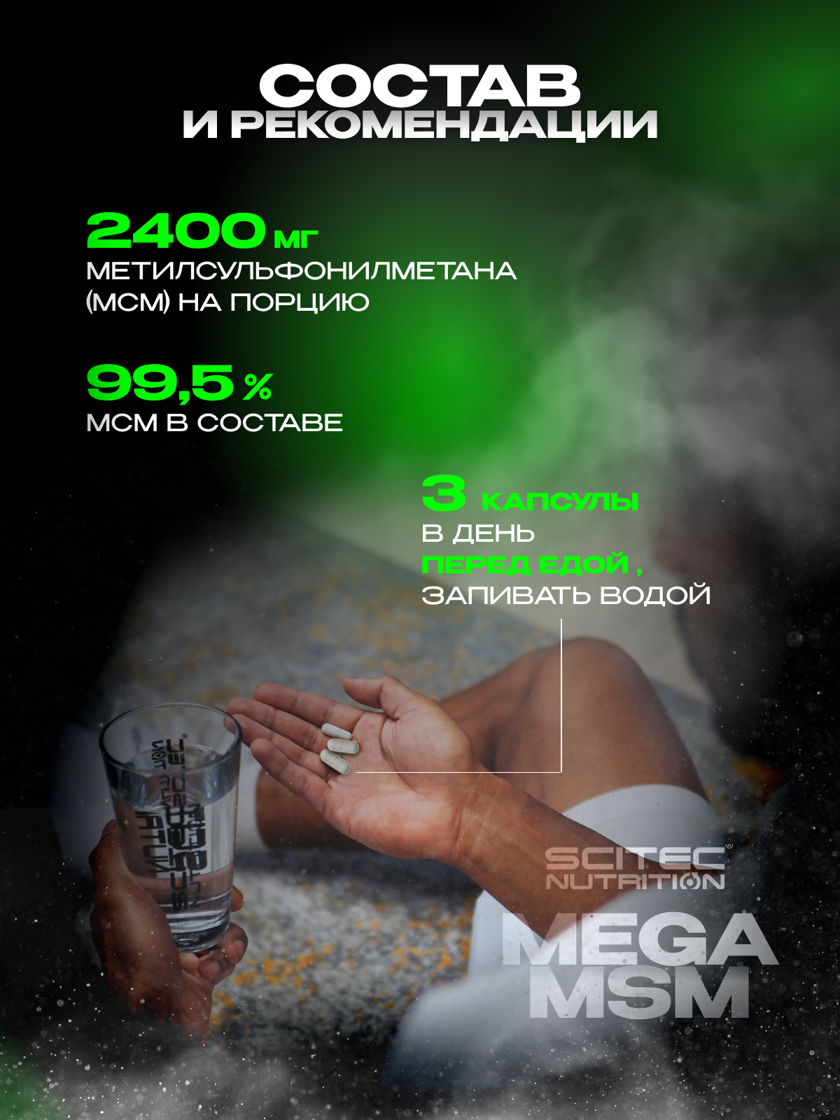 Scitec Nutrition Mega MSM 100 капс.