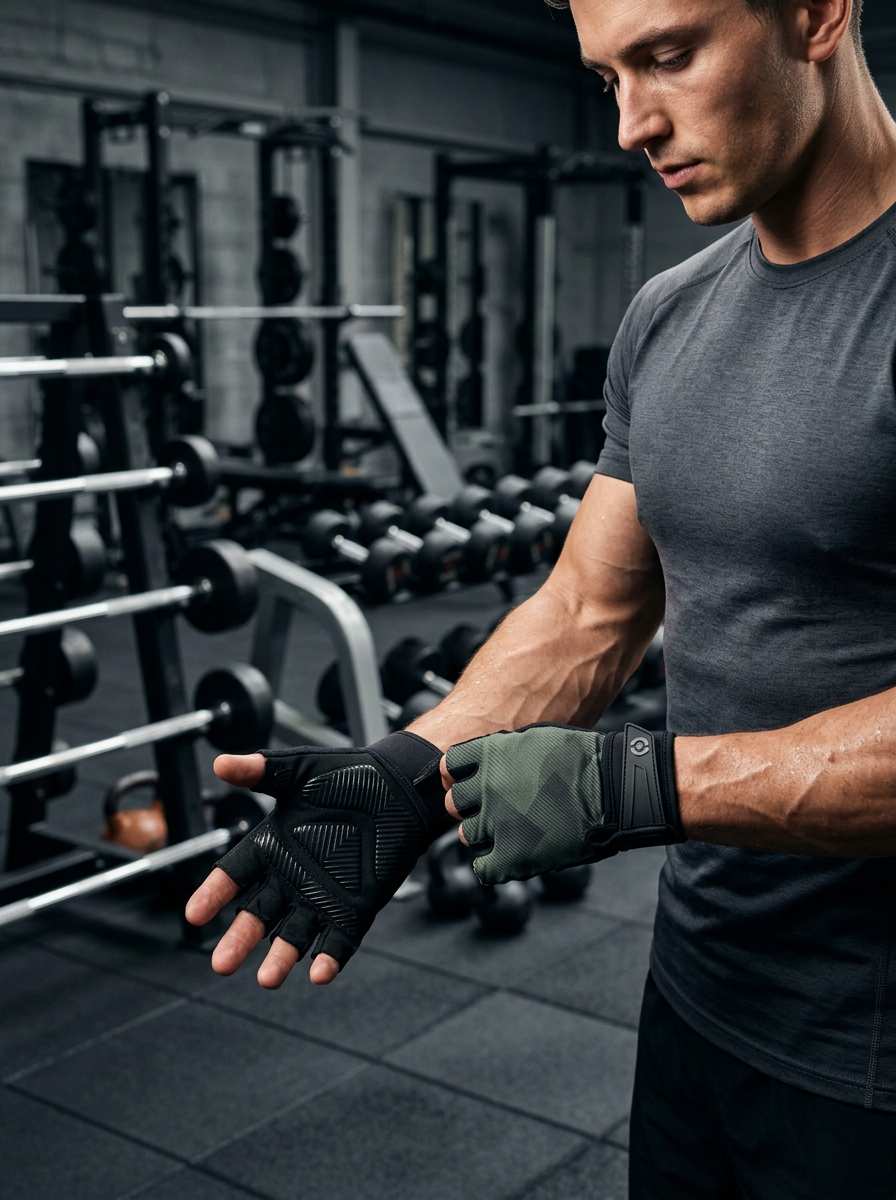 Scitec Nutrition перчатки GREEN Style gloves (Размер L)
