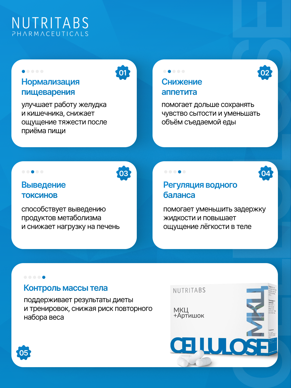 NUTRITABS МКЦ + Артишок 60 капс.
