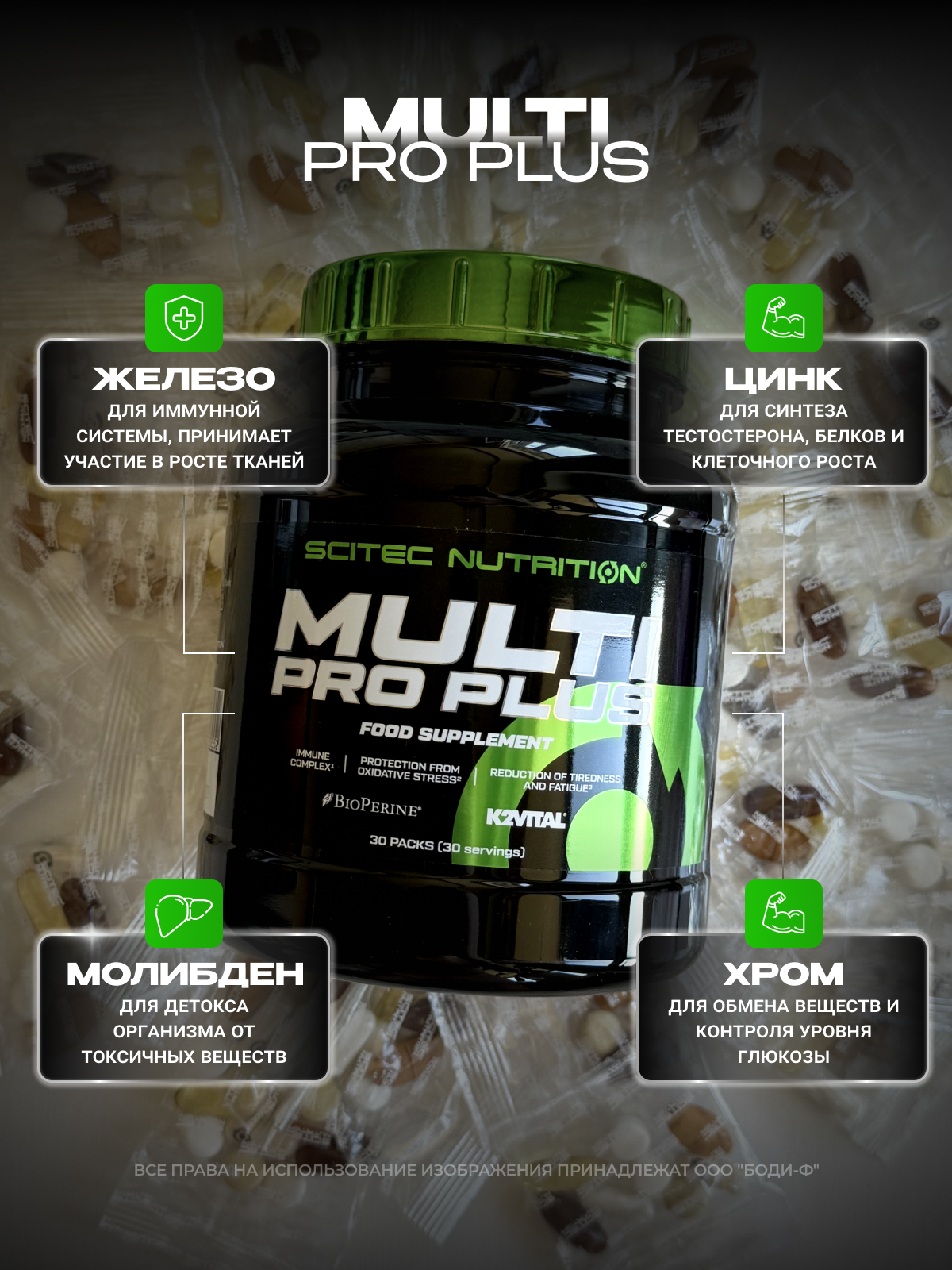 Scitec Nutrition Multi Pro 30 пак.