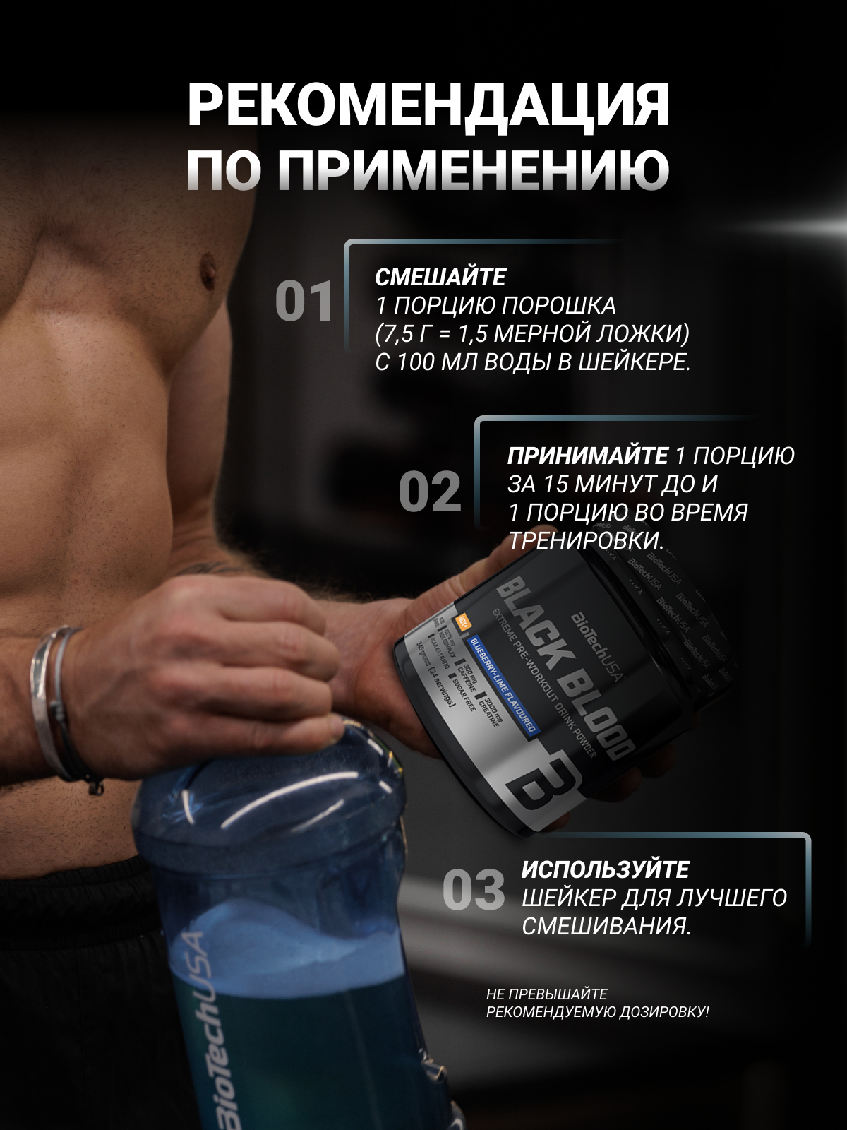 BioTechUSA Black Blood NOX+ 330 г.