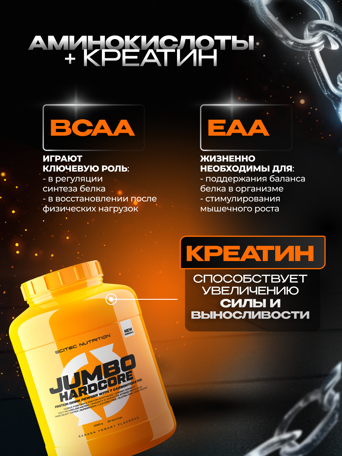 Scitec Nutrition Jumbo Hardcore 3060 г
