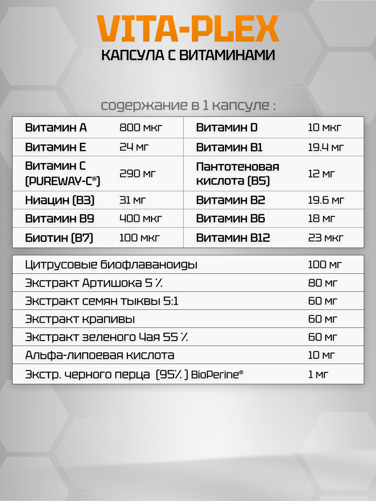 Olimp Sport Nutrition Vita-min Multiple Sport Mega Caps 60 к.