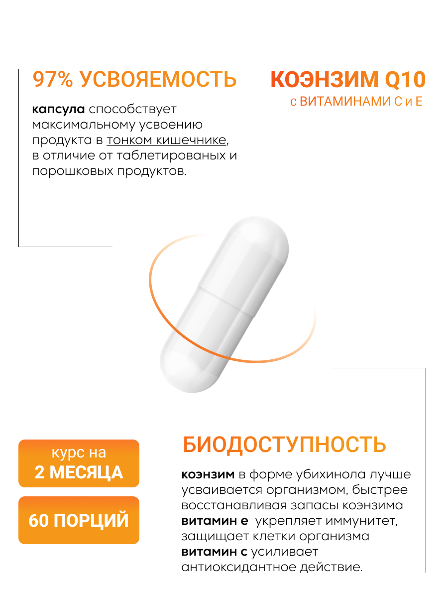 NUTRITABS Co-Q10 60 капс.