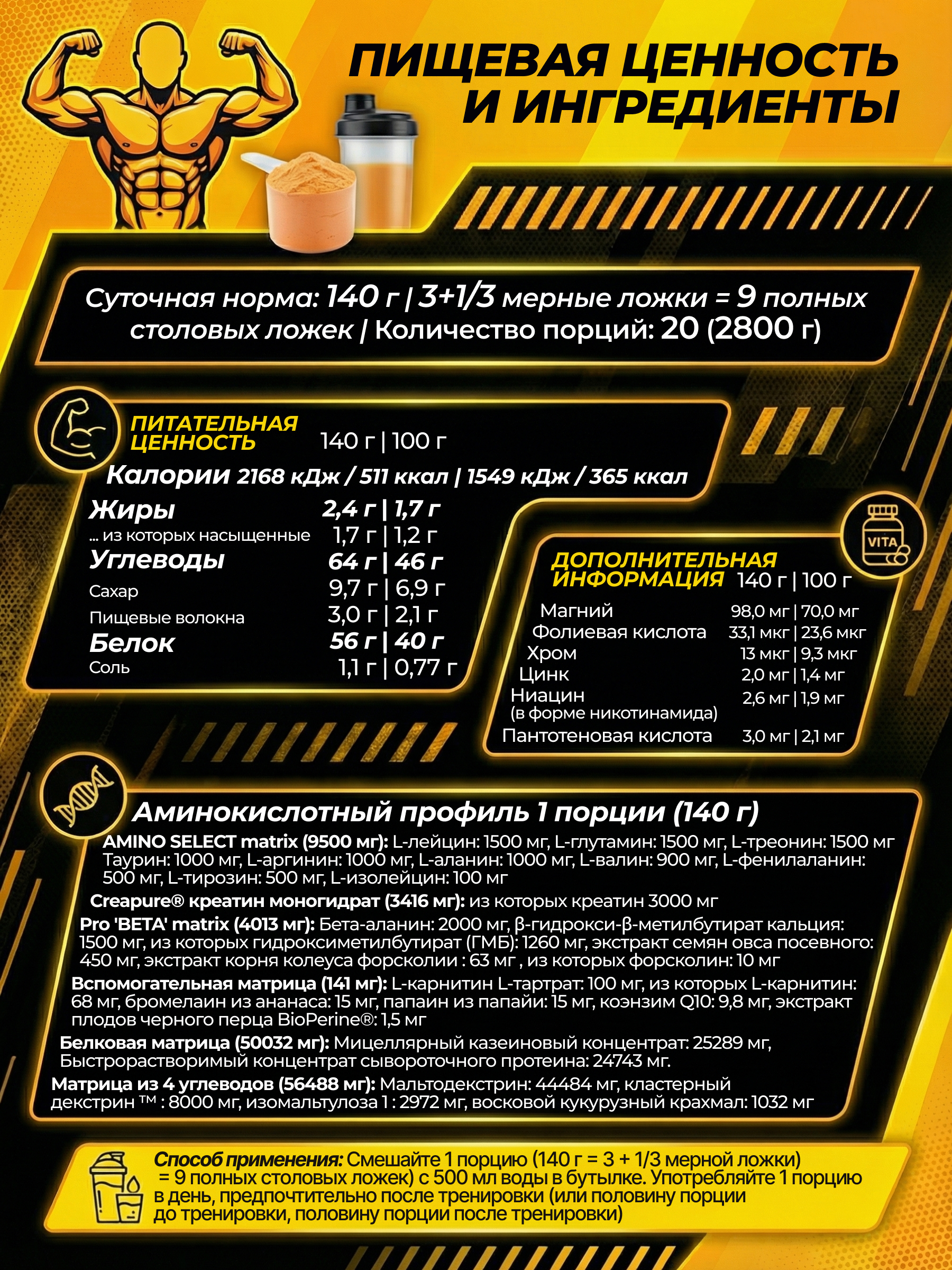 Scitec Nutrition Myomax Hardcore 2800 г.