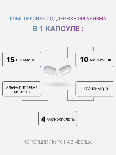 NUTRITABS Vitamin men's 60 капс.