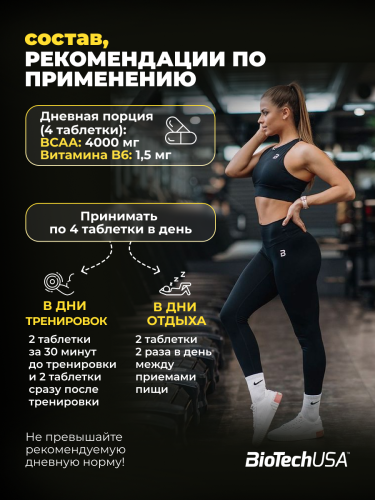BioTechUSA BCAA+В6 340 т.