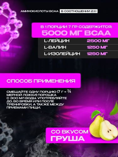 Scitec Nutrition BCAA Express 280 г (Груша)