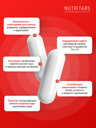 NUTRITABS L-Tyrosine 60 капс.