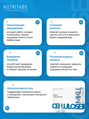 NUTRITABS МКЦ + Артишок 60 капс.