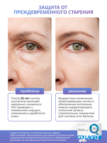 NUTRITABS Collagen & Q10 60 капс.